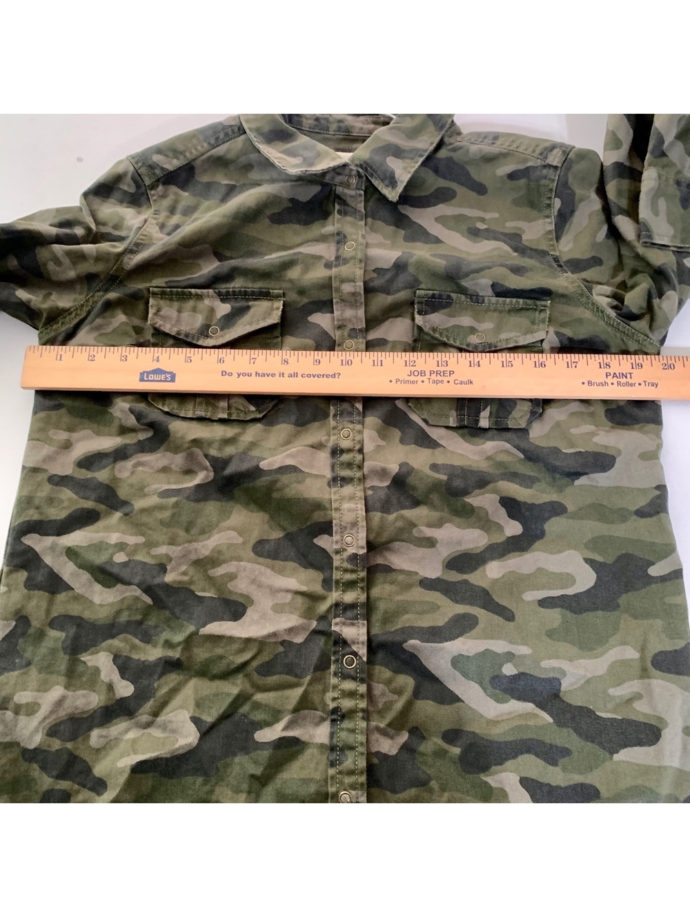 Arizona Jeans camo button-up shirt - Picture 3 of 6